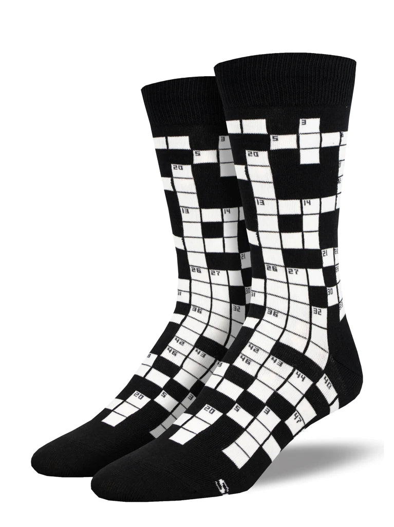 Socksmith MENS CROSSWORD SOCK