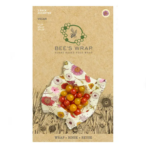 Bee's Wrap ASSORTED 3 PACK in MEADOW PATTERN