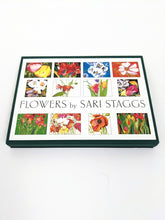 Load image into Gallery viewer, Crane Creek Graphics SARI FLOWER NOTECARDS BOX OF 12
