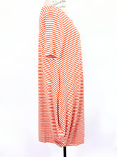 Load image into Gallery viewer, FOIL JERSEY STRIPE DRESS
