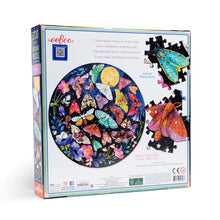 Load image into Gallery viewer, eeboo MOTH 500 PIECE ROUND PUZZLE
