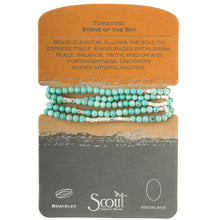 Load image into Gallery viewer, Scout Stone Wrap TURQUOISE
