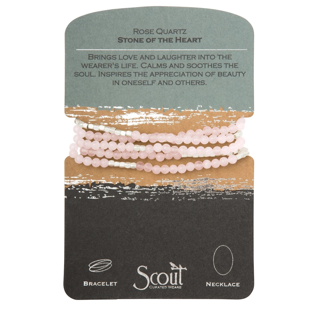 Scout STONE WRAP - ROSE QUARTZ