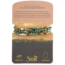 Load image into Gallery viewer, Scout STONE WRAP - AFRICAN TURQUOISE
