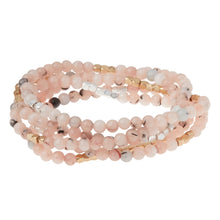 Load image into Gallery viewer, Scout STONE WRAP - MORGANITE &amp; BLACK TOURMALINE
