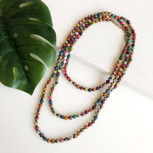 World Finds LONG BEAD NECKLACE
