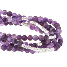 Load image into Gallery viewer, Scout Stone Wrap AMETHYST- Stone of Protection
