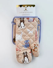 Load image into Gallery viewer, Idlewild Co DOG OVEN MITT AND POTHOLDER SET
