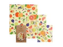 Load image into Gallery viewer, Bee&#39;s Wrap FRESH FRUIT 3 PACK WRAP

