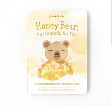 Load image into Gallery viewer, Slumberkins HONEY BEAR SNUGGLER AND BOOK SET - GRATITUDE

